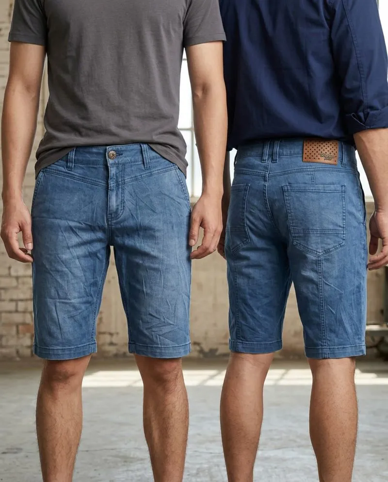 Buckaroo Jeans Original Vintage Men's Washed Blue Shorts 36 photo 1