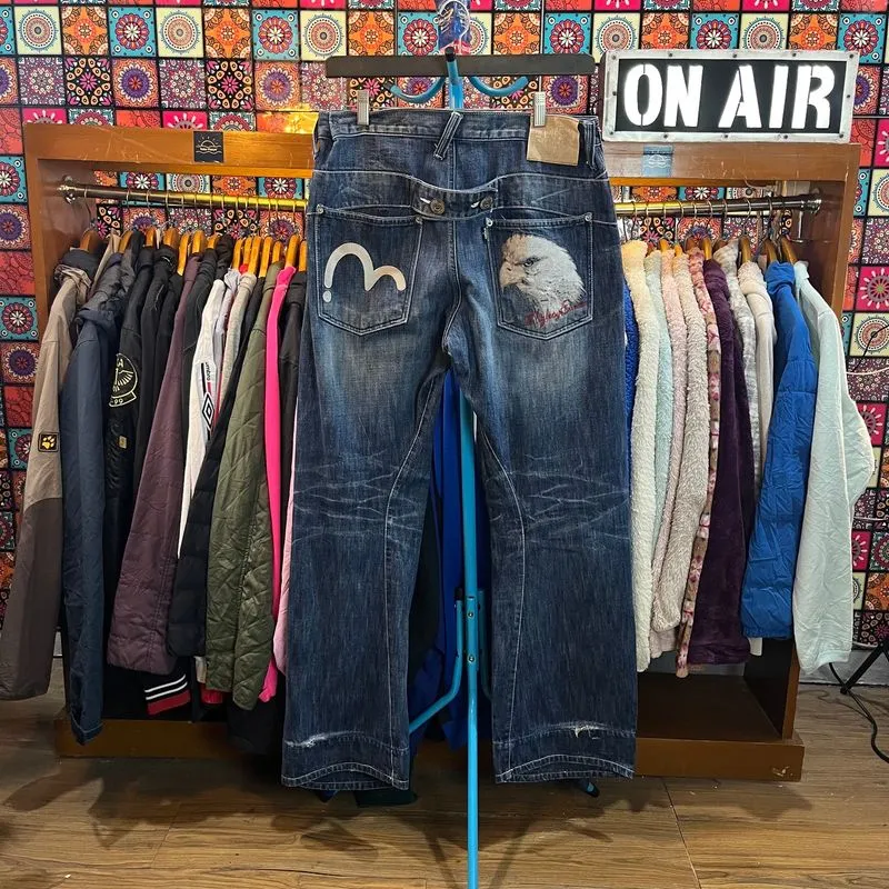 Evisu Denim Master Japan Seagull and Eagle Embroidery Denim  photo 1