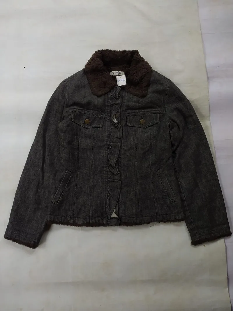 L Est Rose Denim Sherpa Outer photo 1