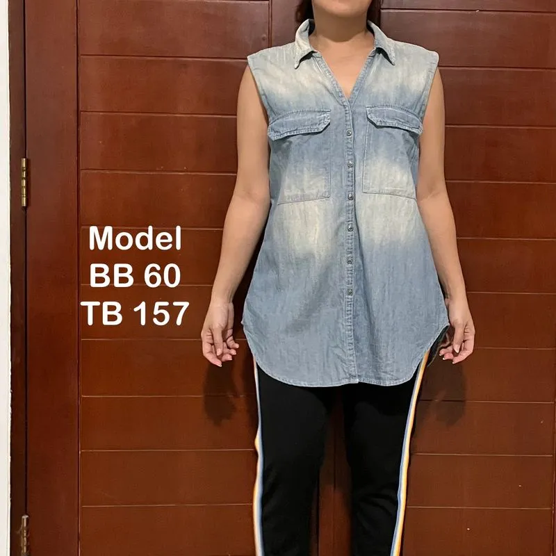Nine West Casual Blouse Wanita blue photo 1