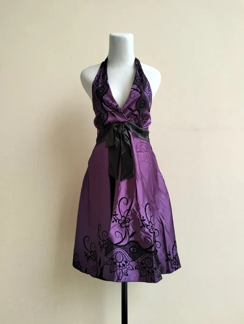 Y2K Fairy Evening dress Wanita purple photo 1