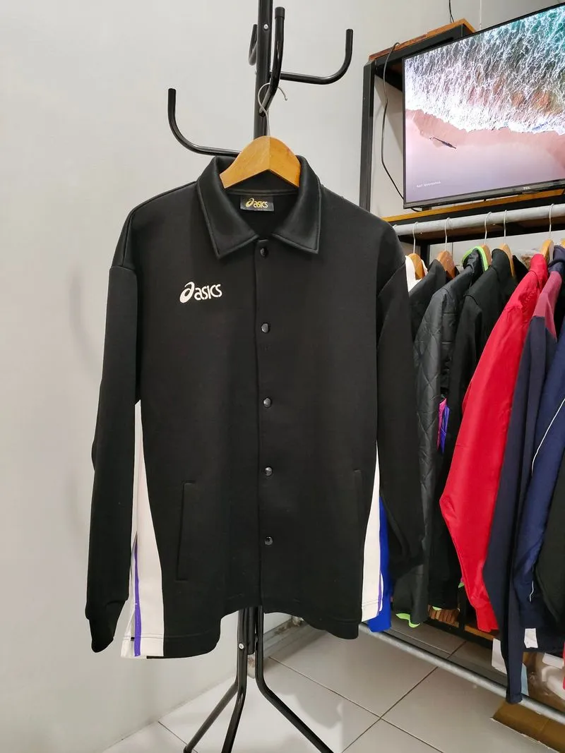 Coach Jacket Asics Black Original photo 1