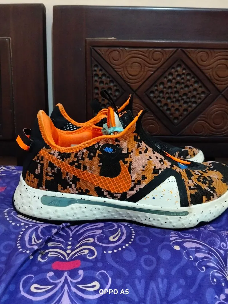 Nike air PG 4 warna orange Digi camo  photo 1