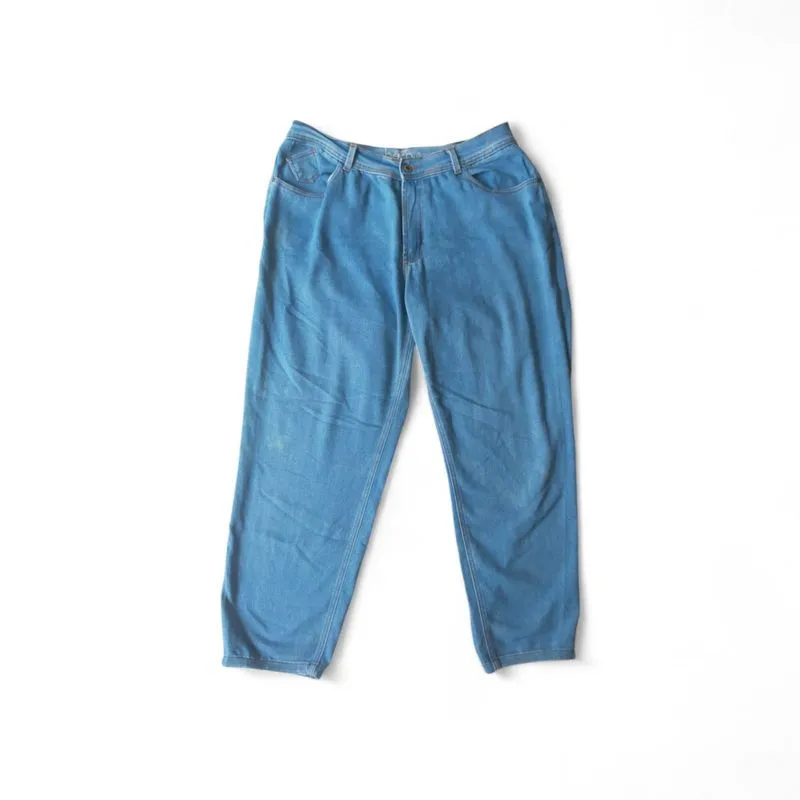 Herb 36 Light Blue Stretch Barrel Jeans photo 1
