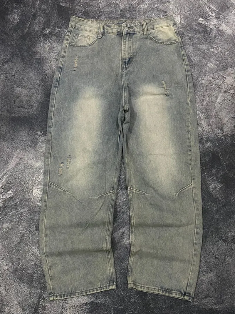 Baggy jeans washed retro photo 1