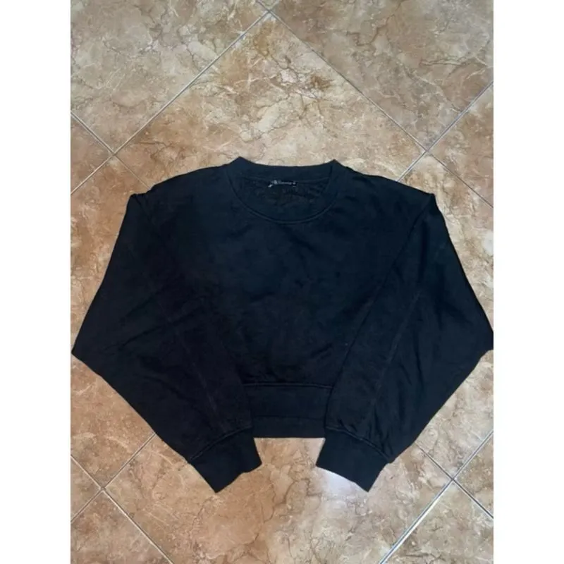 Sweatshirt Zara Crop  photo 1