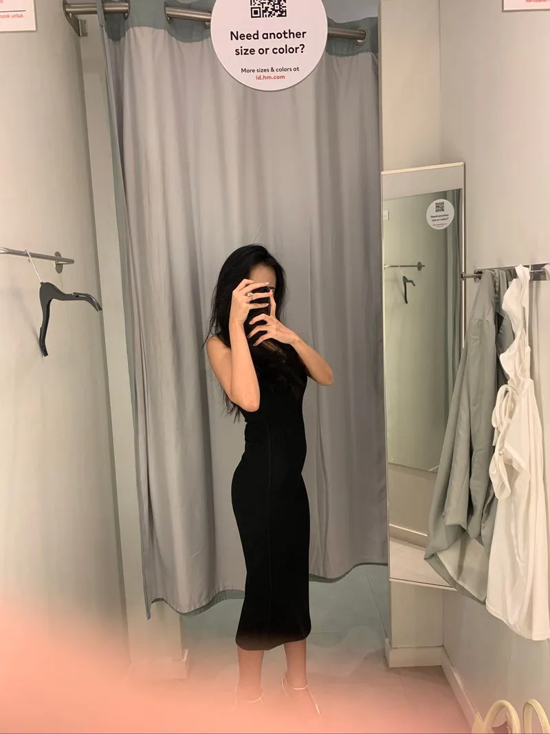 Bodycon blackdresss H&M  photo 1
