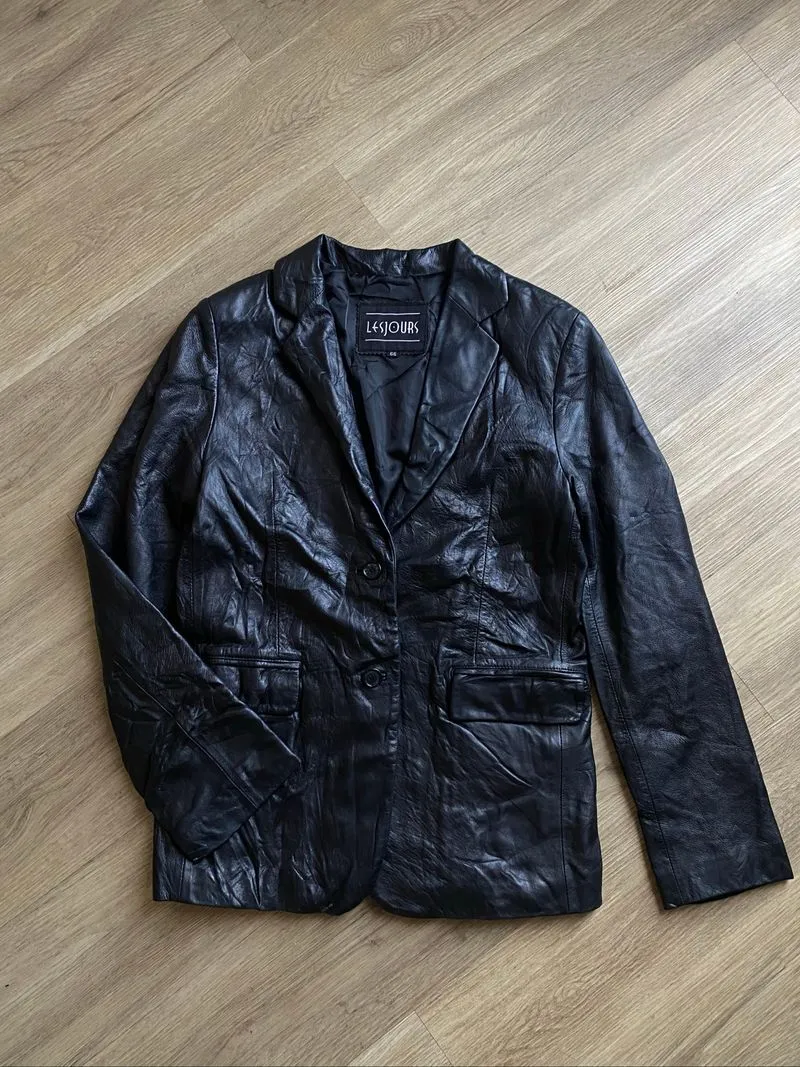 “LESJOURS” JAS BLAZER LEATHER photo 1