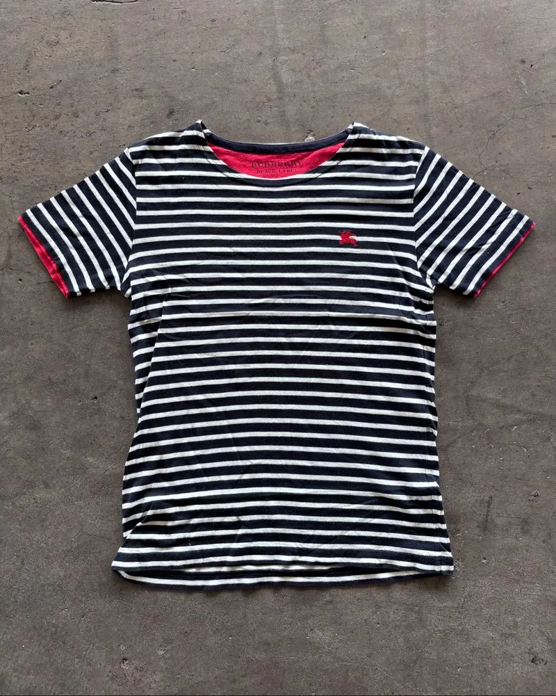 Vintage Burberry Black Label Stripes Tee photo 1
