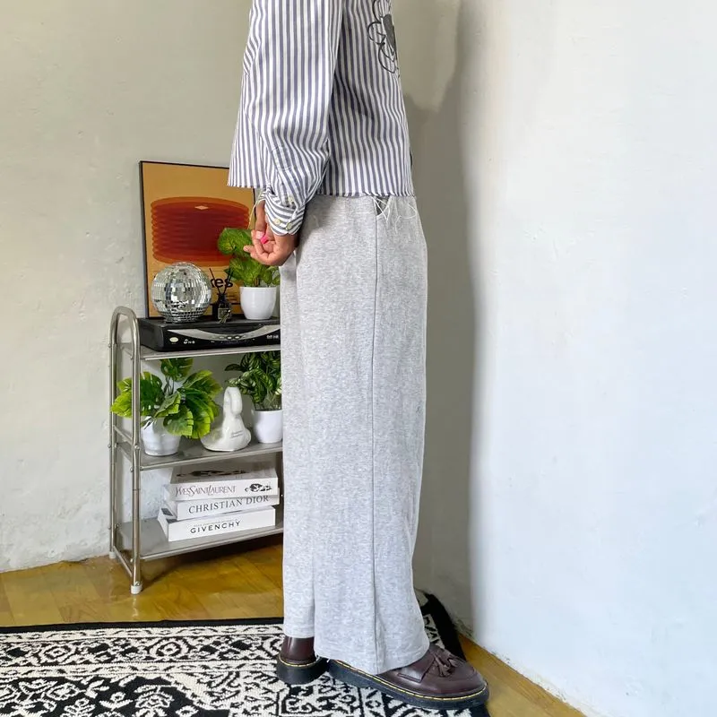 Loose sweatpants grey baggy photo 1