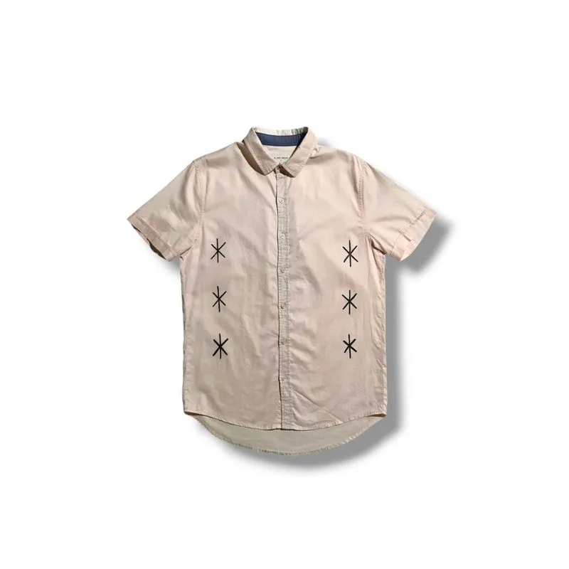 KEMEJA LENGAN PENDEK BABY PINK SOFT | KEMEJA TIPIS  photo 1