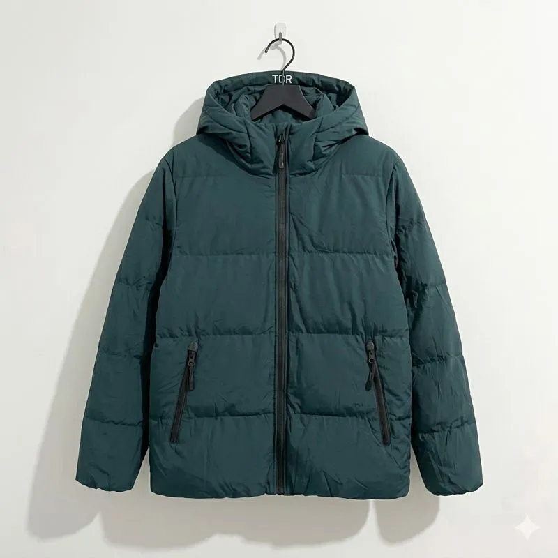 GU Uniqlo Heat Seamless Padded Puffer Down Hooded Winter photo 1