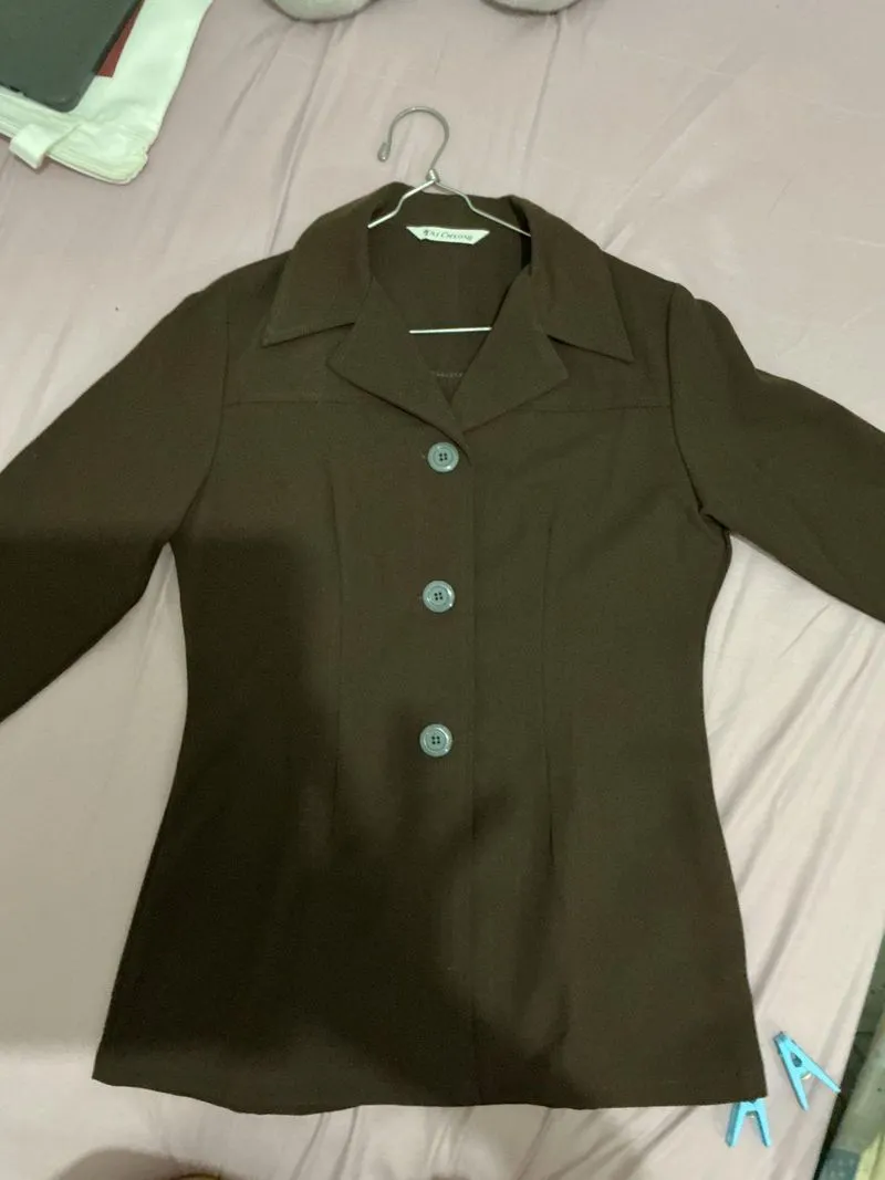 Blazer Tan Cokelat photo 1