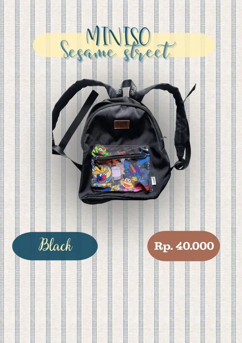 MINISO BACKPACK ELMO photo 1