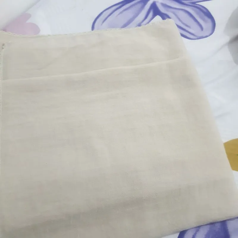 Muslim Scarf Wanita khaki cream photo 1