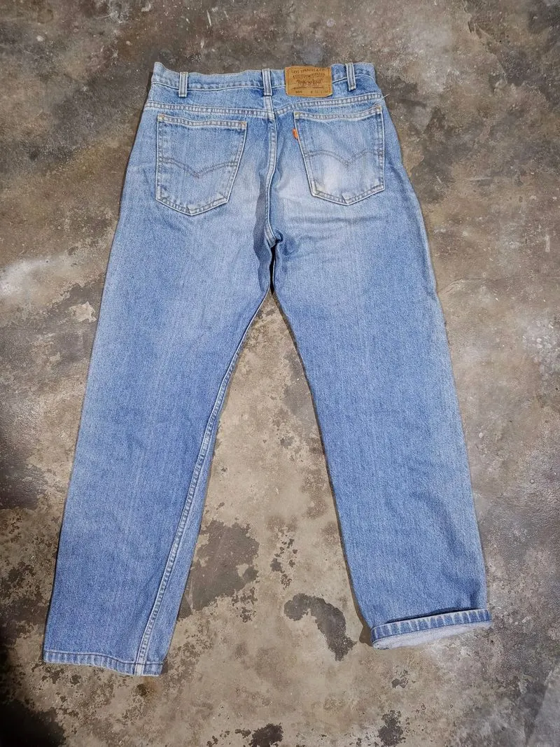 Levis 505 orange tab jeans denim photo 1