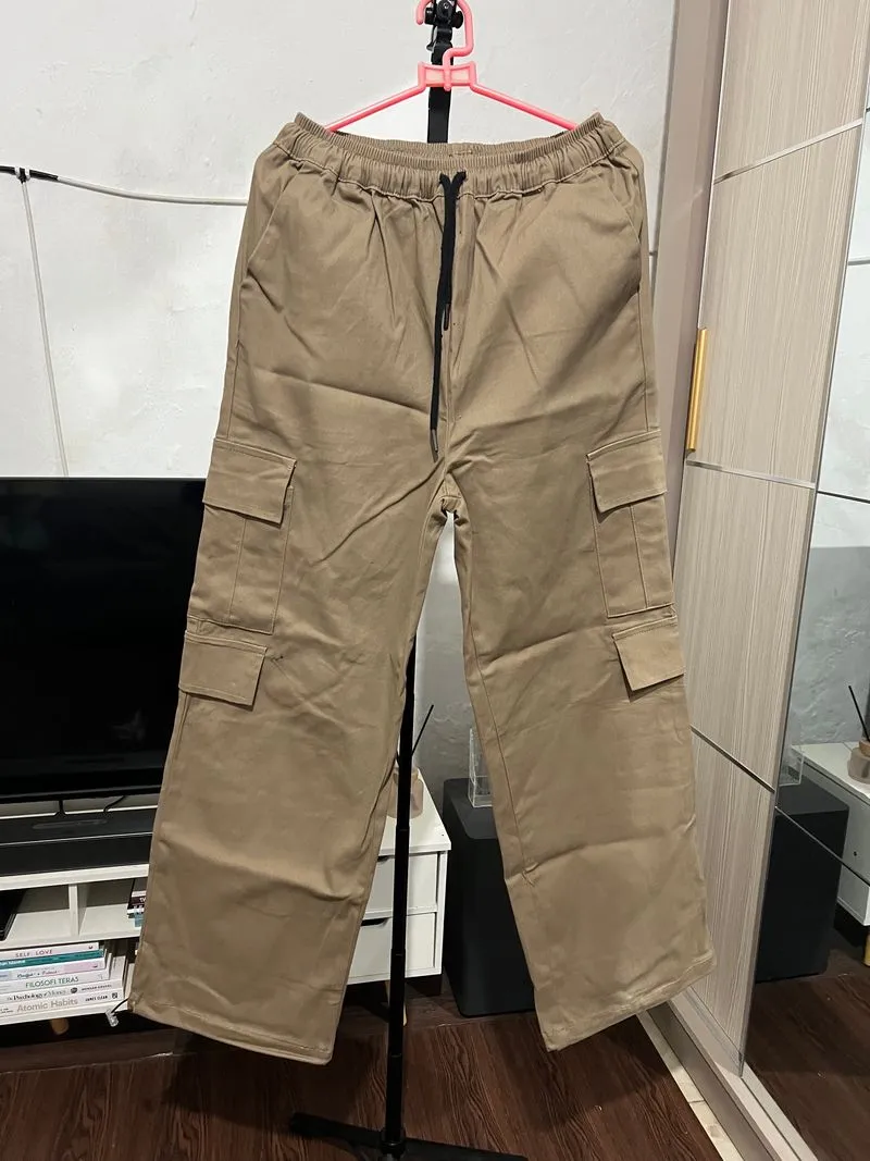 Casual Sweatpants & Joggers Wanita tan photo 1