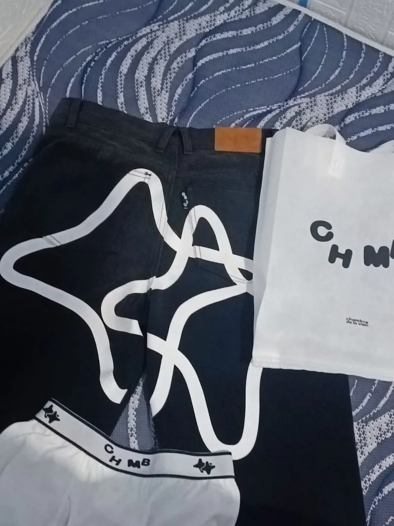 baggy jeans chmb & underwear chmb all sz L photo 1