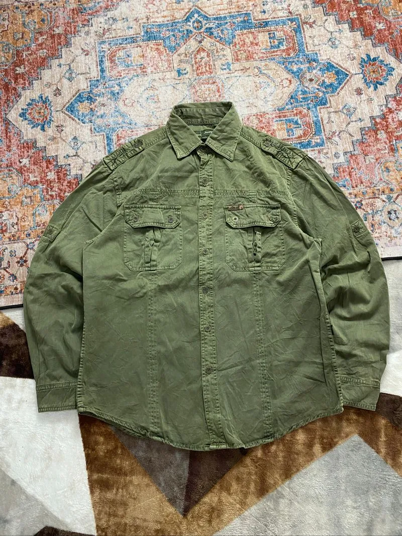 WORKSHIRT FIELD JEEP MILITARY DOBLE POKET photo 1