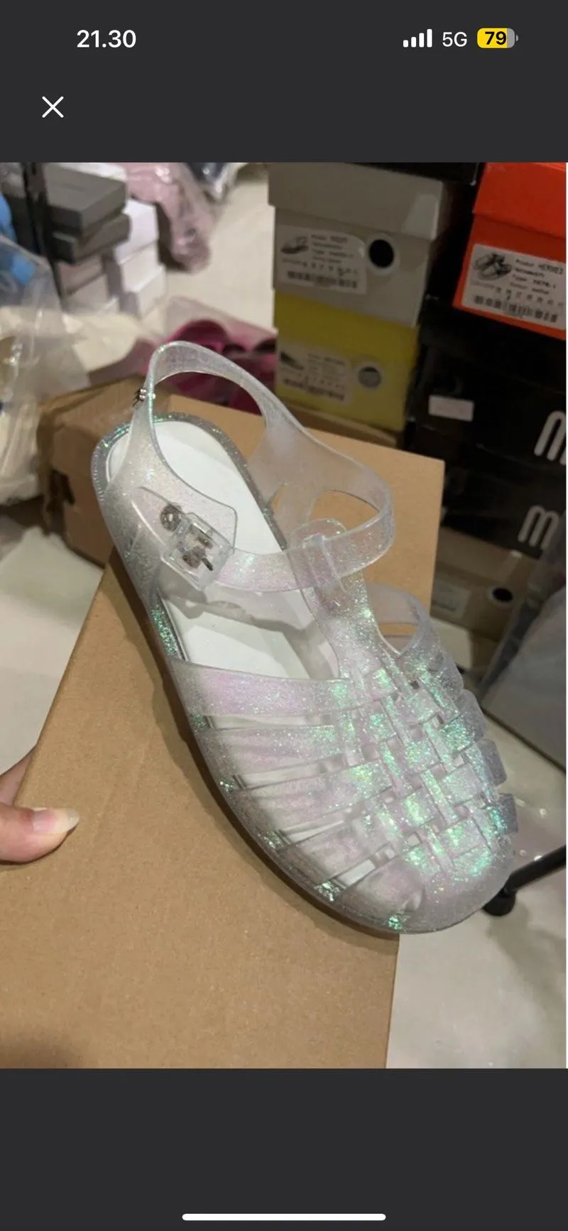 MELISSA possession sandal sepatu slop slip on photo 1