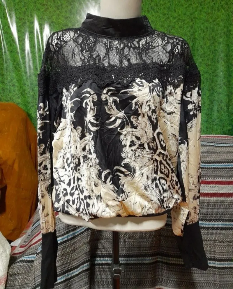 Blus corak kain mix photo 1