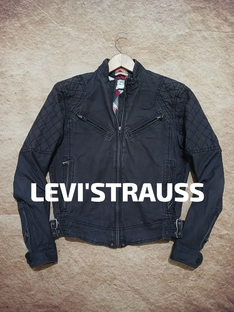 Jaket rider levi's strauss second thrift original photo 1