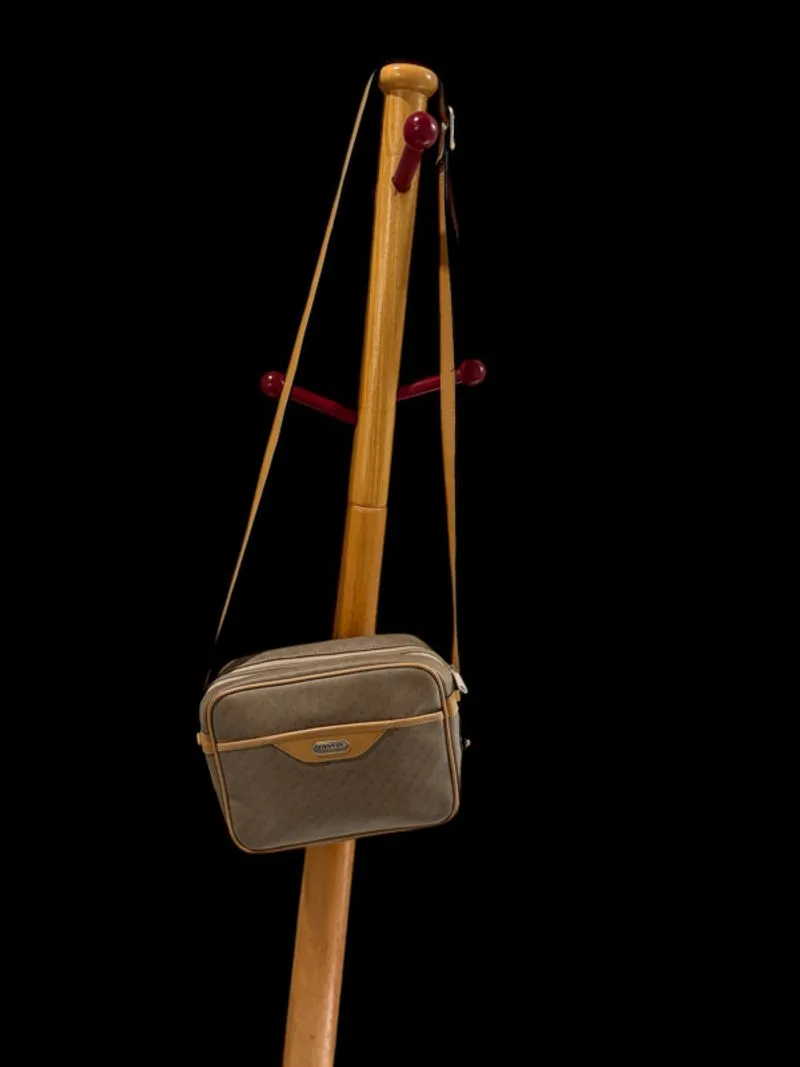 Lanvin Vintage Monogram Crossbody Bag Beige photo 1