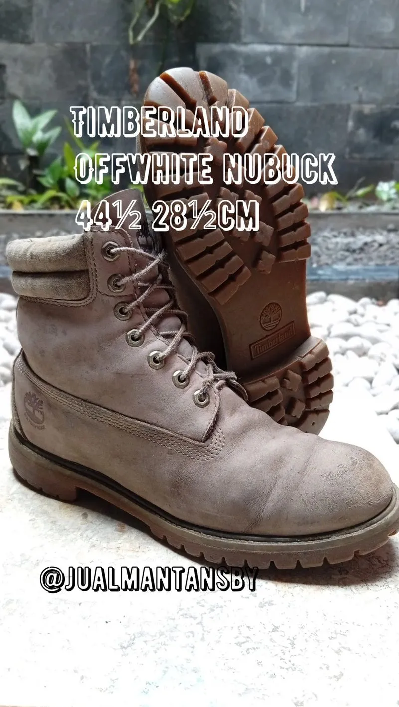 TIMBERLAND 6" Offwhite Nubuck photo 1