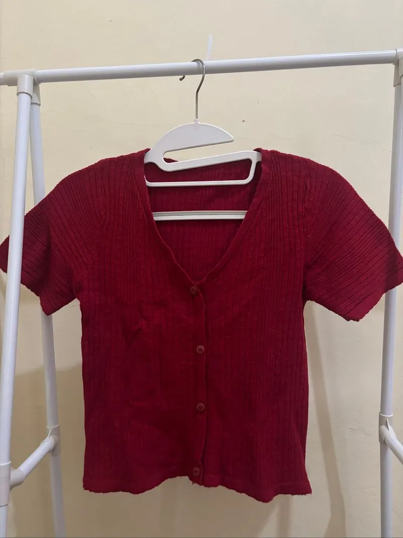 Crop Top Merah photo 1