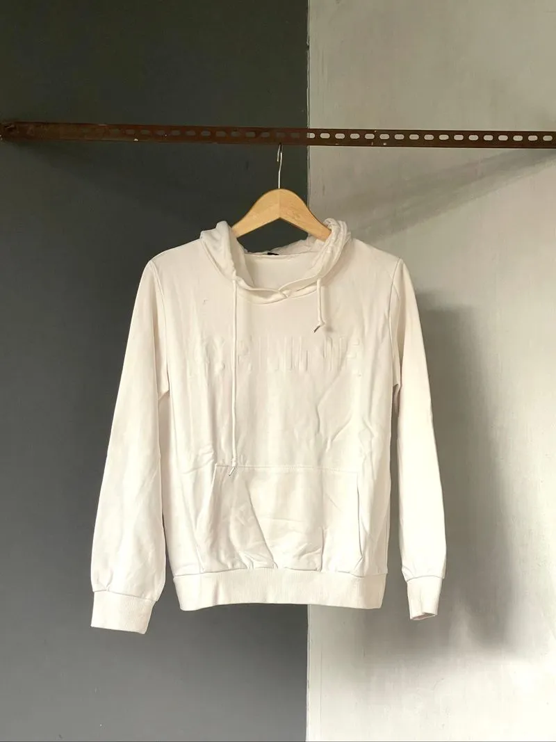 Celine Paris Full White Hoodie photo 1
