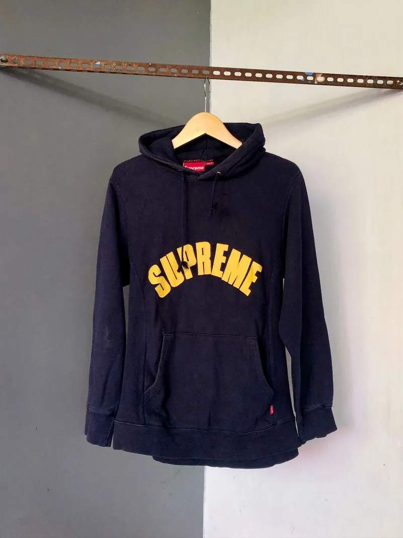 Supreme Acr Logo Navy Hoodie photo 1
