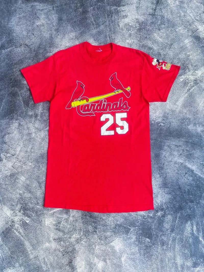 T-SHIRT MAJESTIC RED CARDINALS photo 1