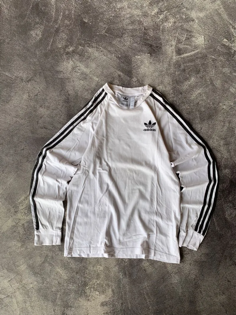 Longsleeve Adidas Ringer (White) photo 1