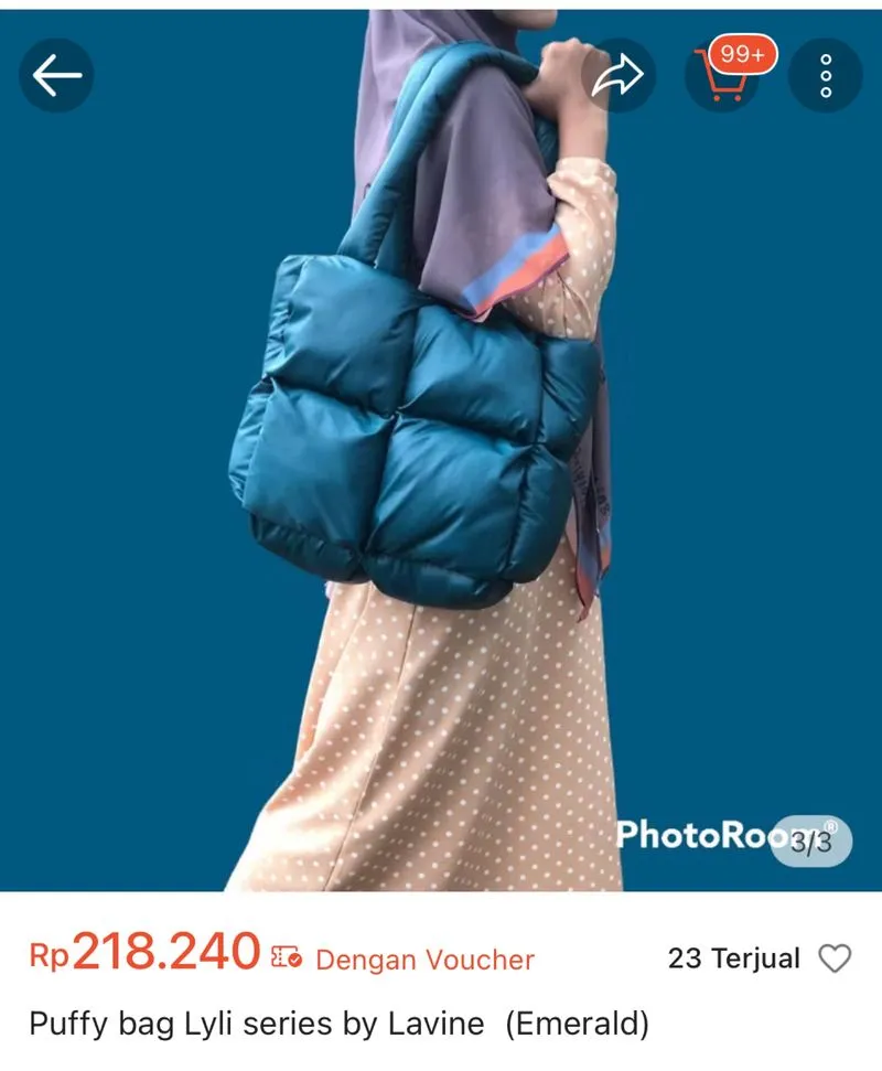 Puffy Tote Bag photo 1