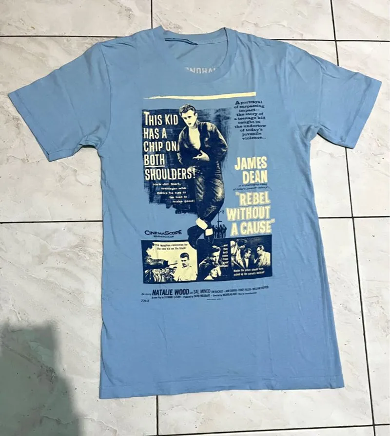 (Vintage) Kaos James Dean Rebel Without A Cause bg GRNDHS photo 1