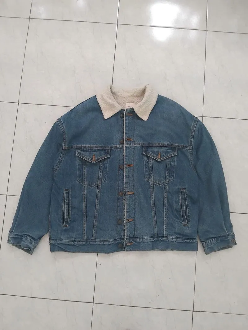 Browny Vintage sherpa denim jacket photo 1