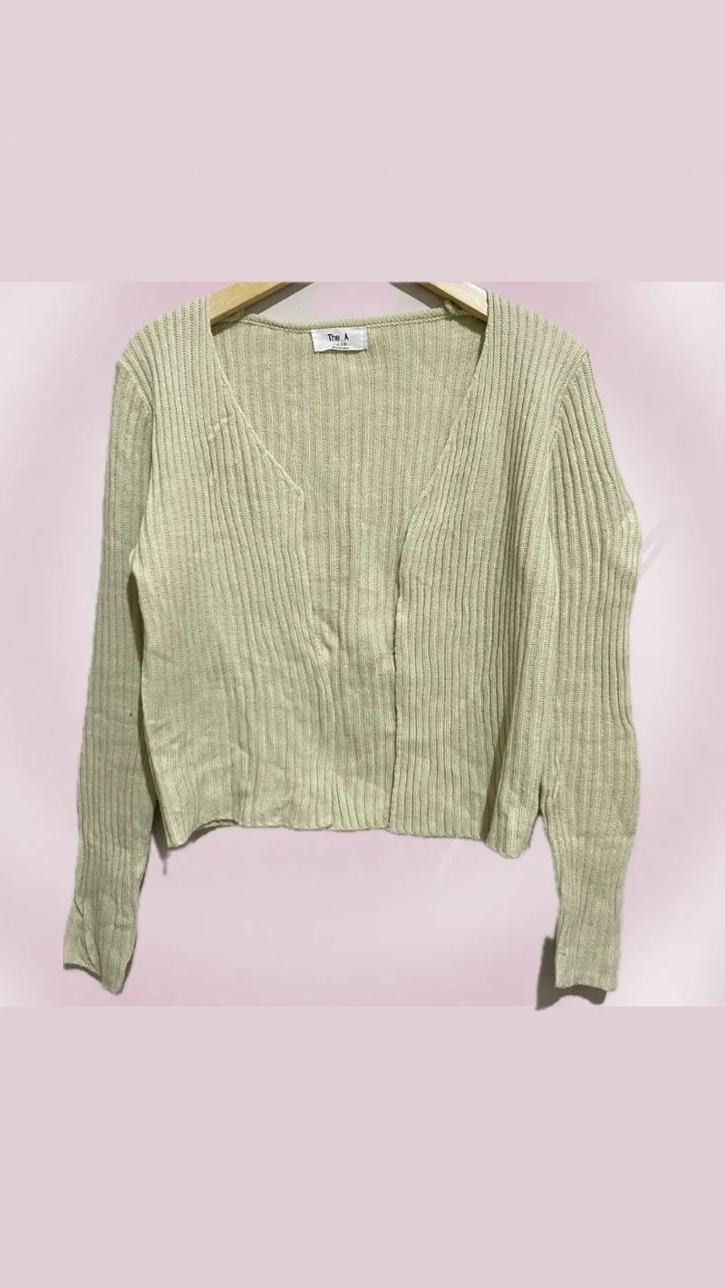 Casual Cardigan Wanita cream photo 1