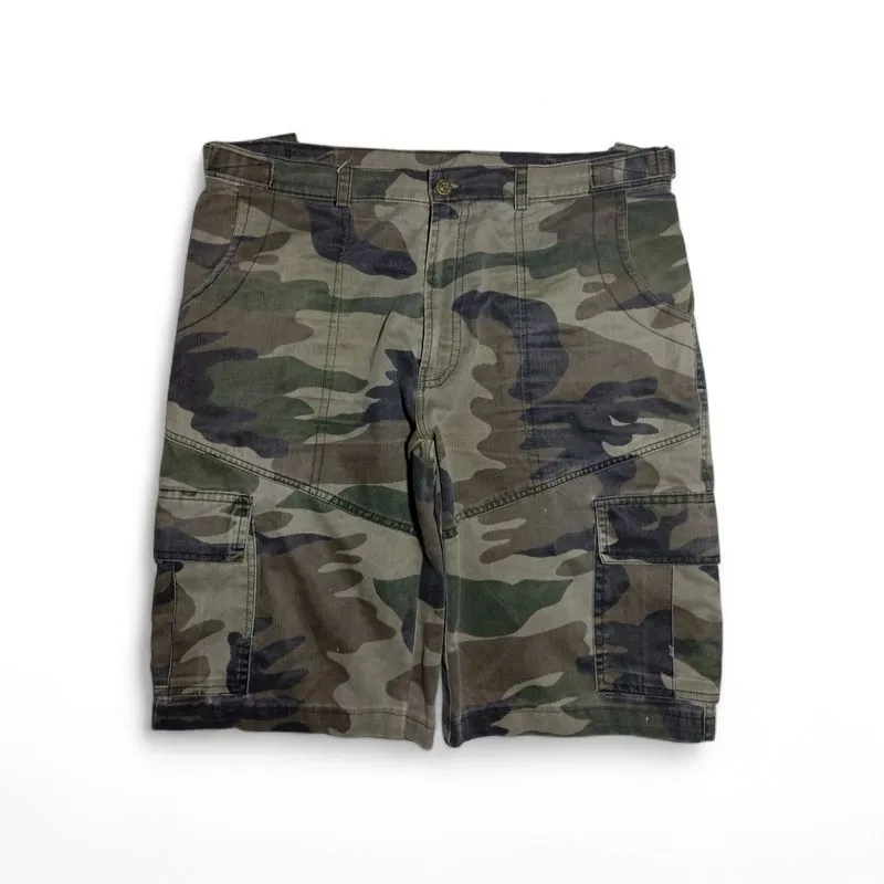Streetwear Gorpcore Short Pria green tan photo 1