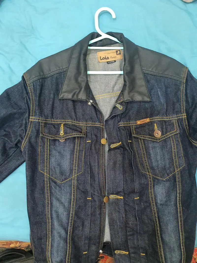 leather jacket lois UK L photo 1