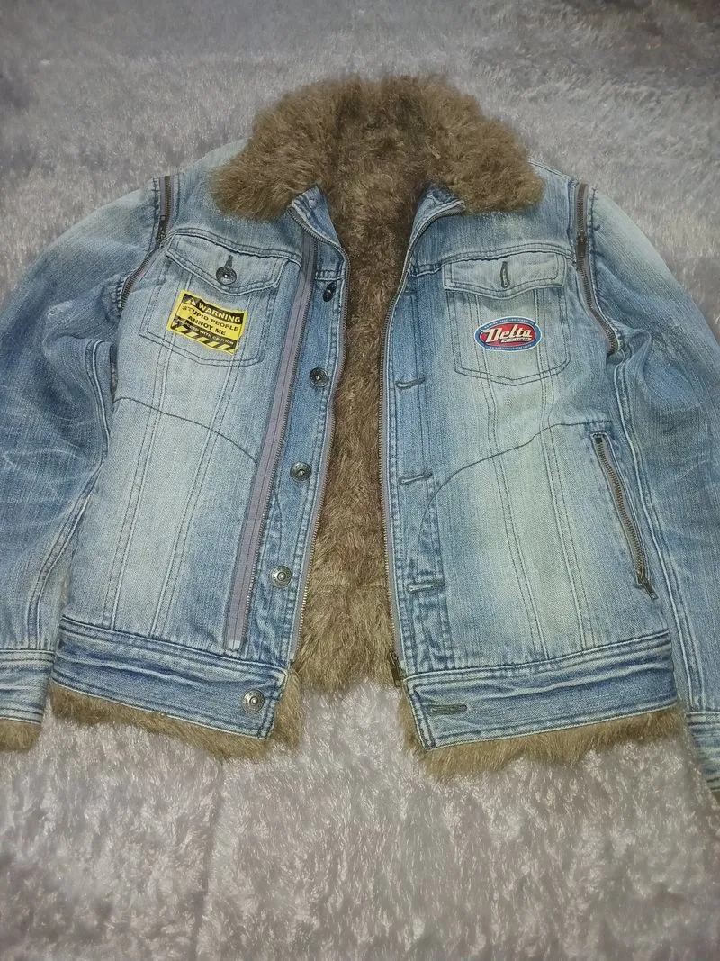 Vintage Denim jacket Pria gray photo 1