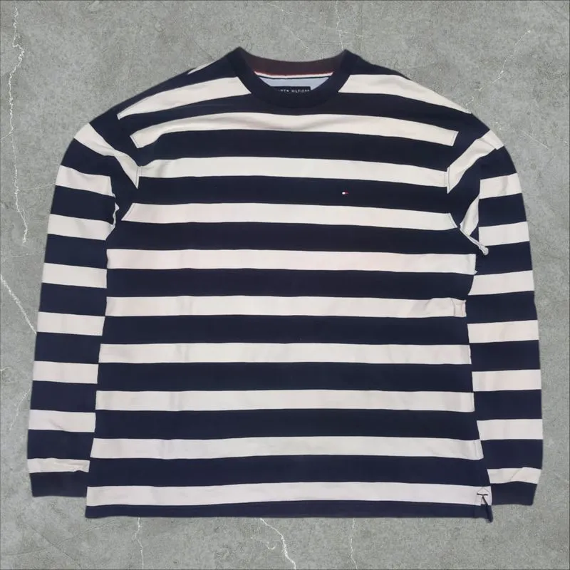 Streetwear Casual Windbreaker Pria white blue photo 1