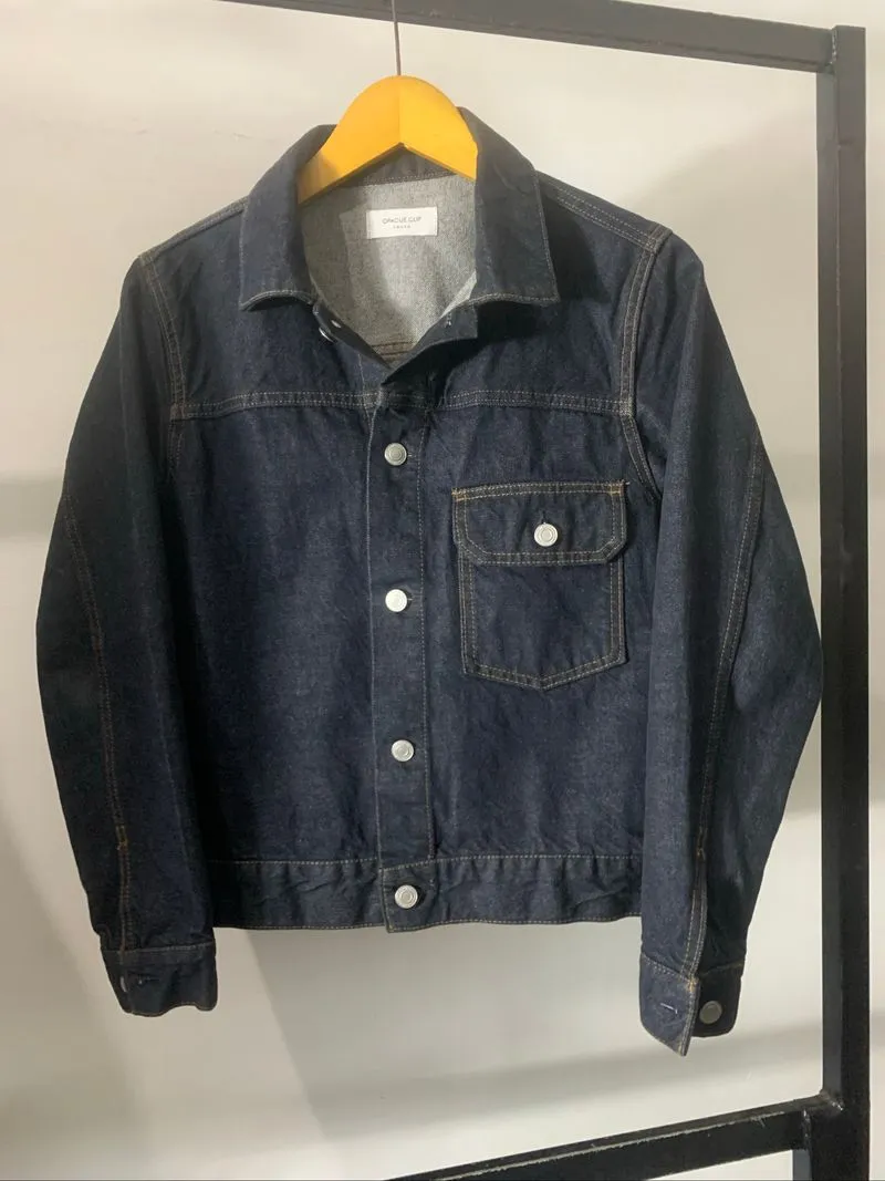 Opaque Clip Denim Jacket photo 1