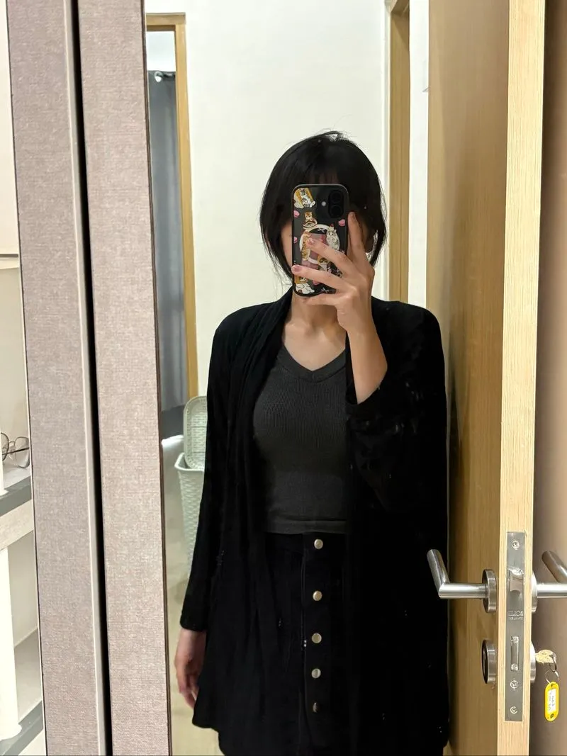 Cardigan Hitam / Black Cardigan photo 1