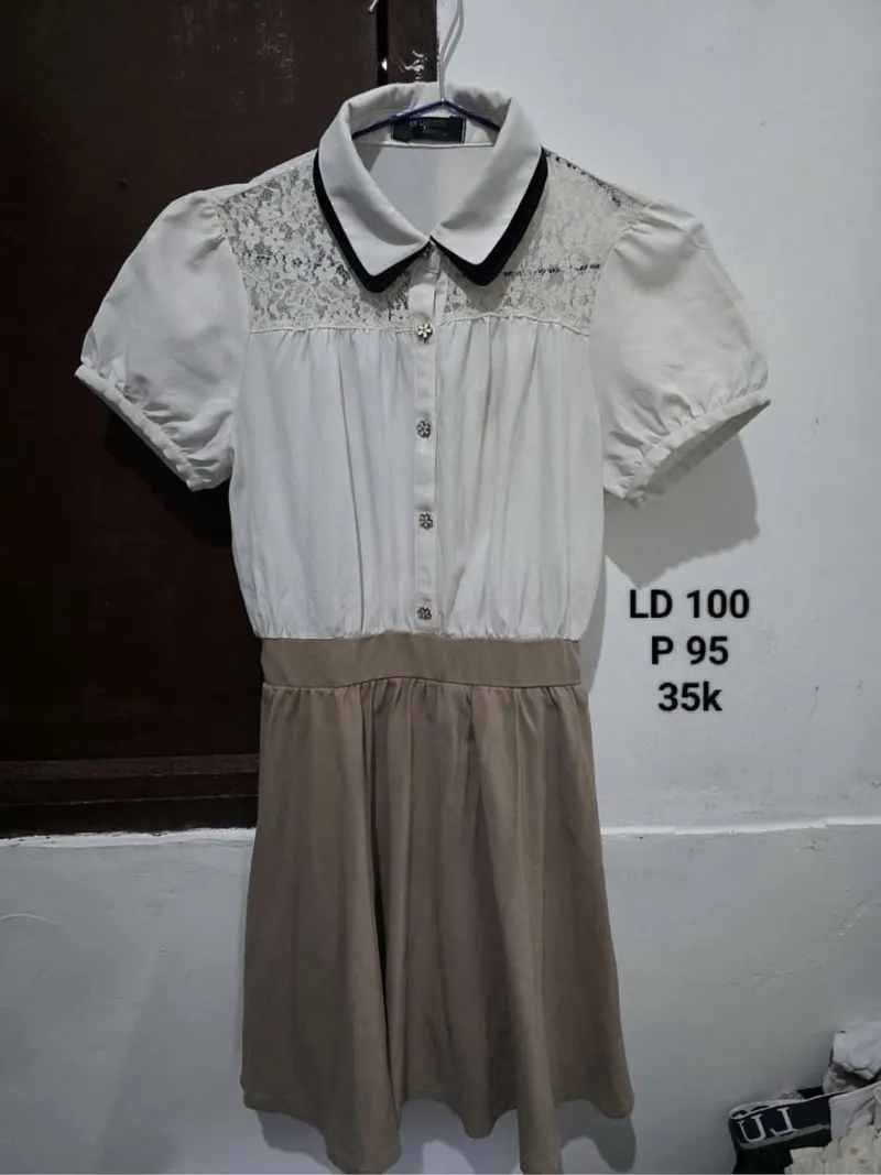 Dress putih renda photo 1