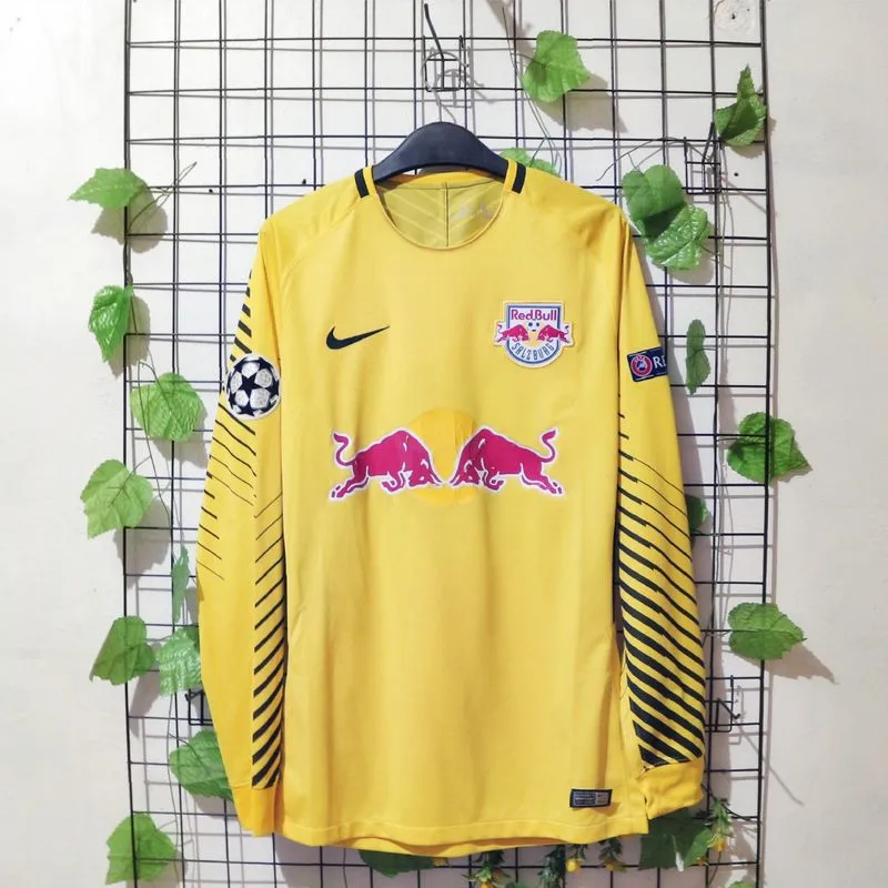 RB Salzburg Goalkeeper Shirt/Jersey 2017 - 2018 ORIGINAL photo 1