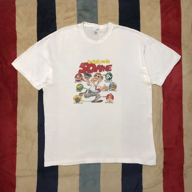 Vintage 00s Screen Stars Le Kit De la 50aine T-Shirt photo 1
