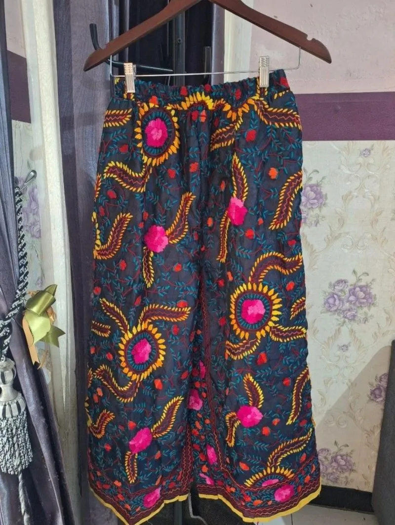 Kulot sulam bangkok warna navy photo 1