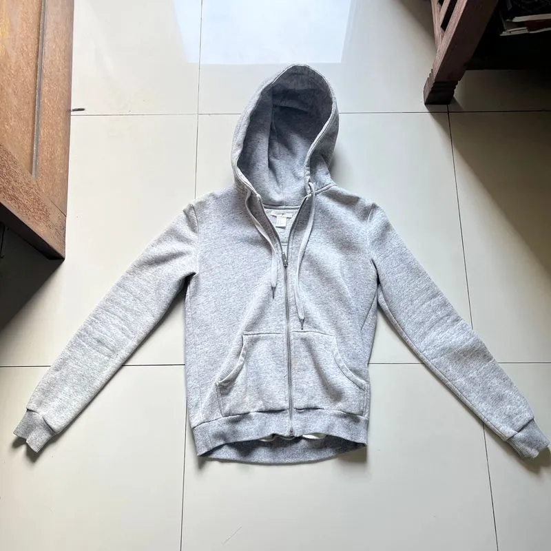 H&M Jaket HoodieSweat Risleting photo 1