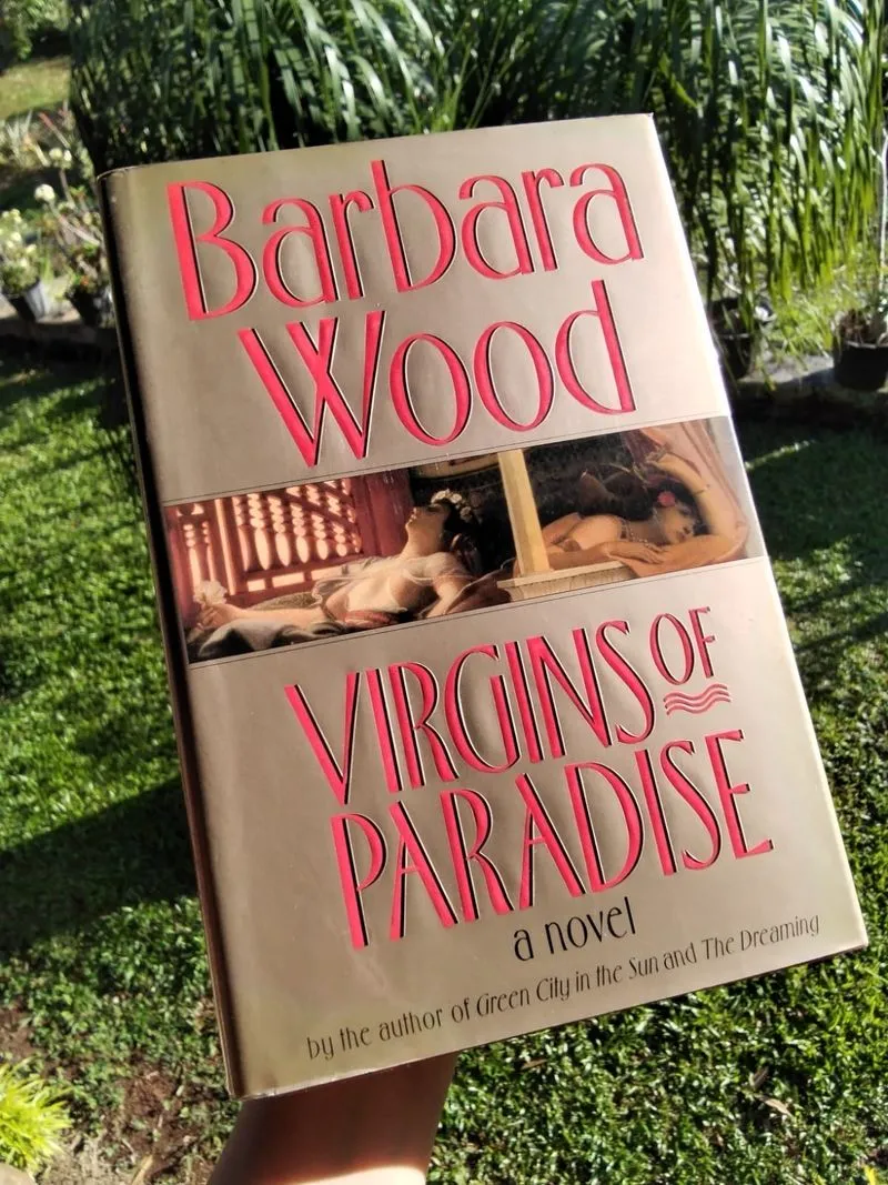 Barbara Wood Virgins of Paradise (HC) Buku Novel Fiction Bah photo 1