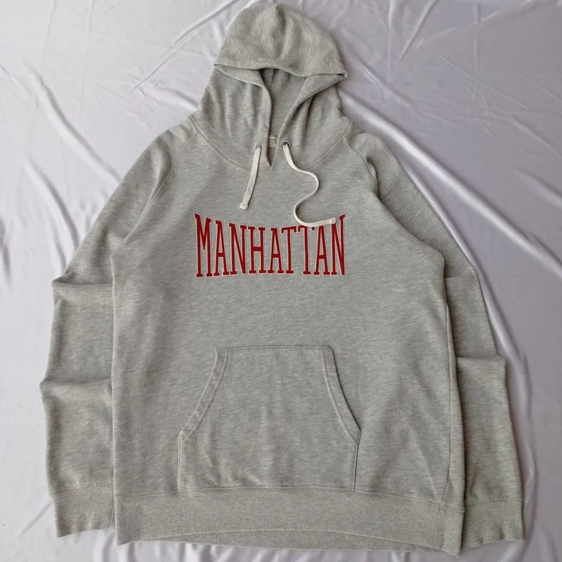 Back Number Streetwear Casual Hoody Pria gray photo 1